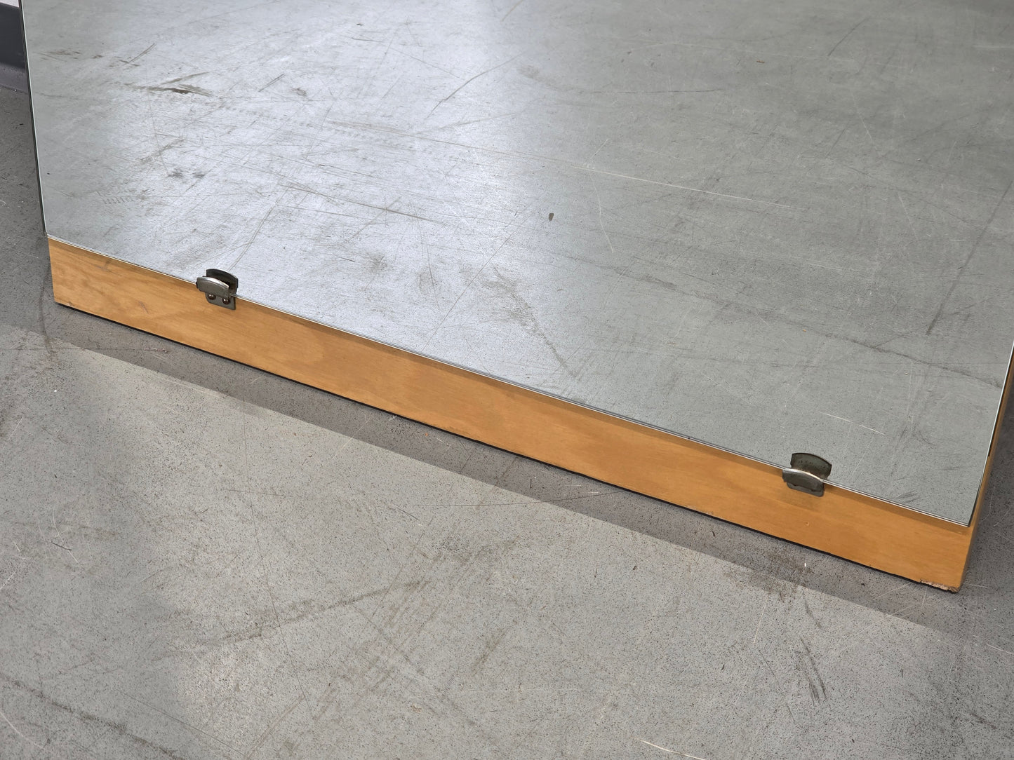 VINTAGE BODENSPIEGEL Wand Mid Century Standspiegel Holz Spiegel 60er 70er