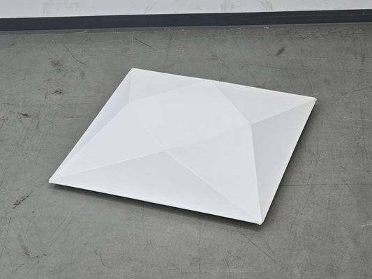 OLE LIGHTING Deckenleuchte Lampe Weiß designer Modern Flach quadrat
