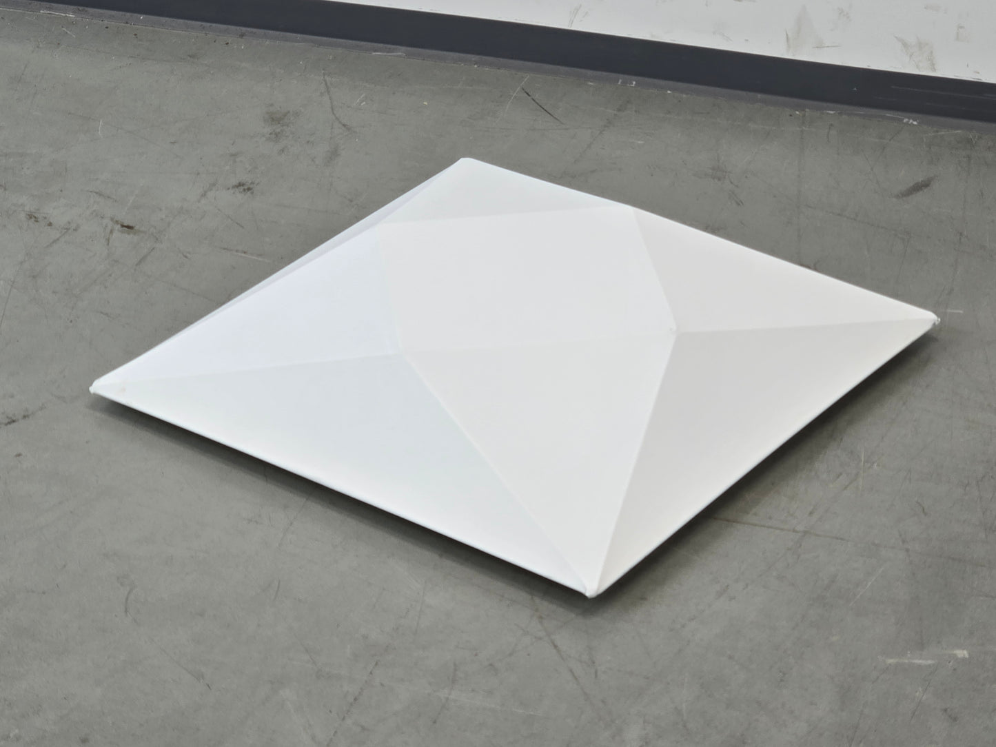 OLE LIGHTING Deckenleuchte Lampe Weiß designer Modern Flach quadrat