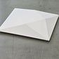 OLE LIGHTING Deckenleuchte Lampe Weiß designer Modern Flach quadrat