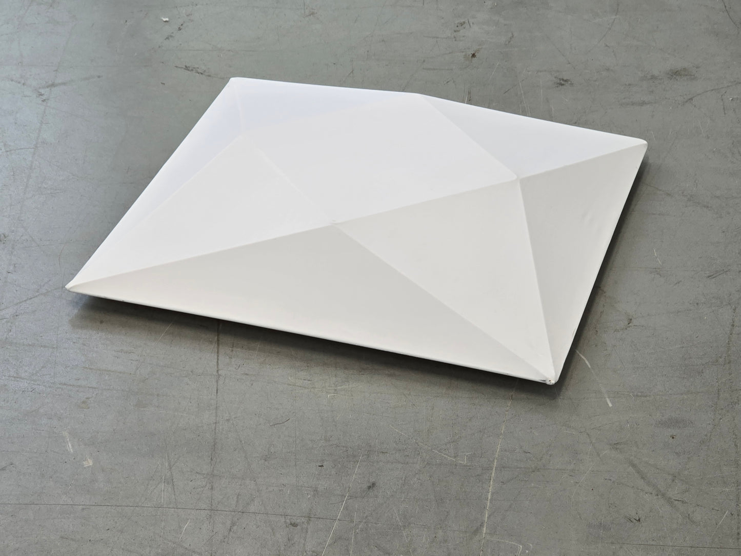 OLE LIGHTING Deckenleuchte Lampe Weiß designer Modern Flach quadrat