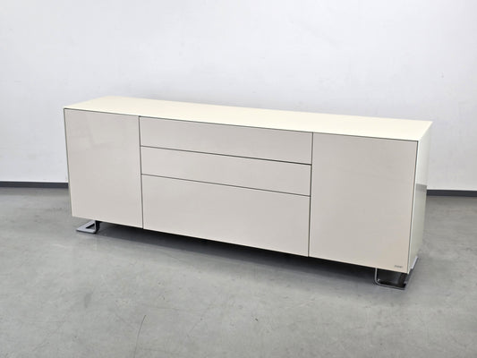 JOOP! SIDEBOARD Glas Beige Creme Kommode Anrichte Designer Tv Board Schrank