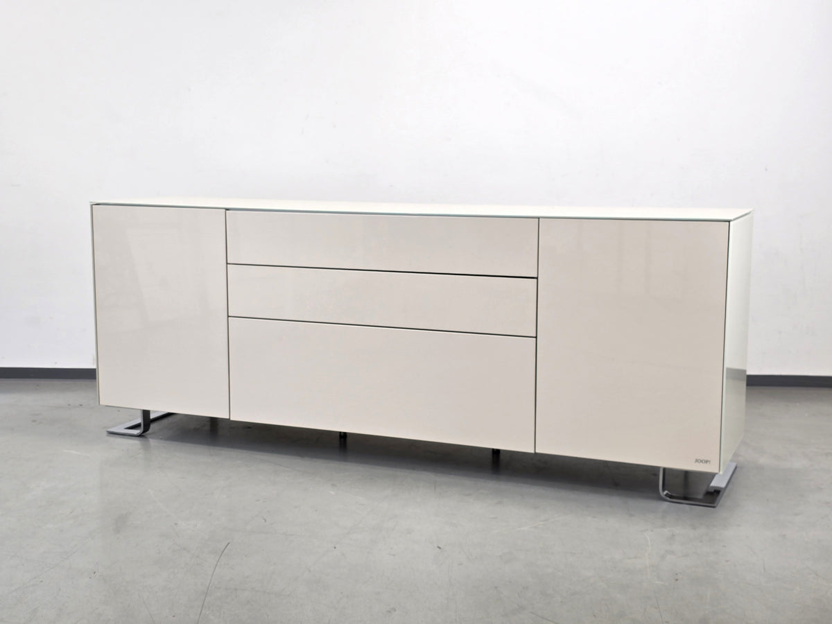JOOP! SIDEBOARD Glas Beige Creme Kommode Anrichte Designer Tv Board Schrank