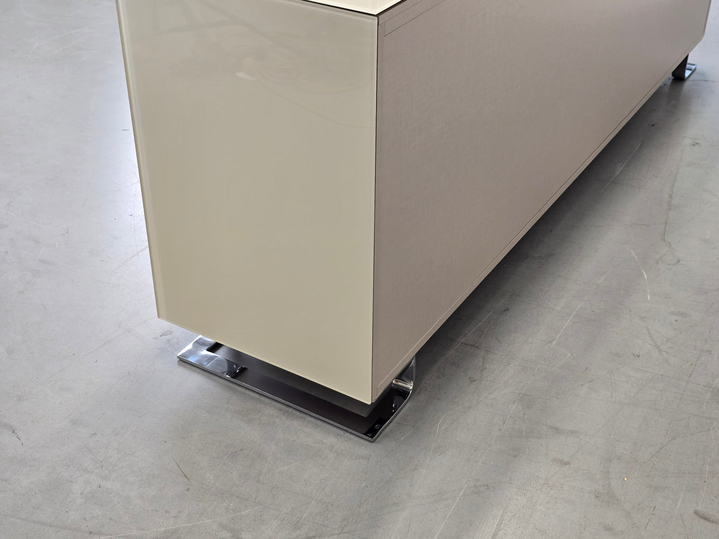 JOOP! SIDEBOARD Glas Beige Creme Kommode Anrichte Designer Tv Board Schrank