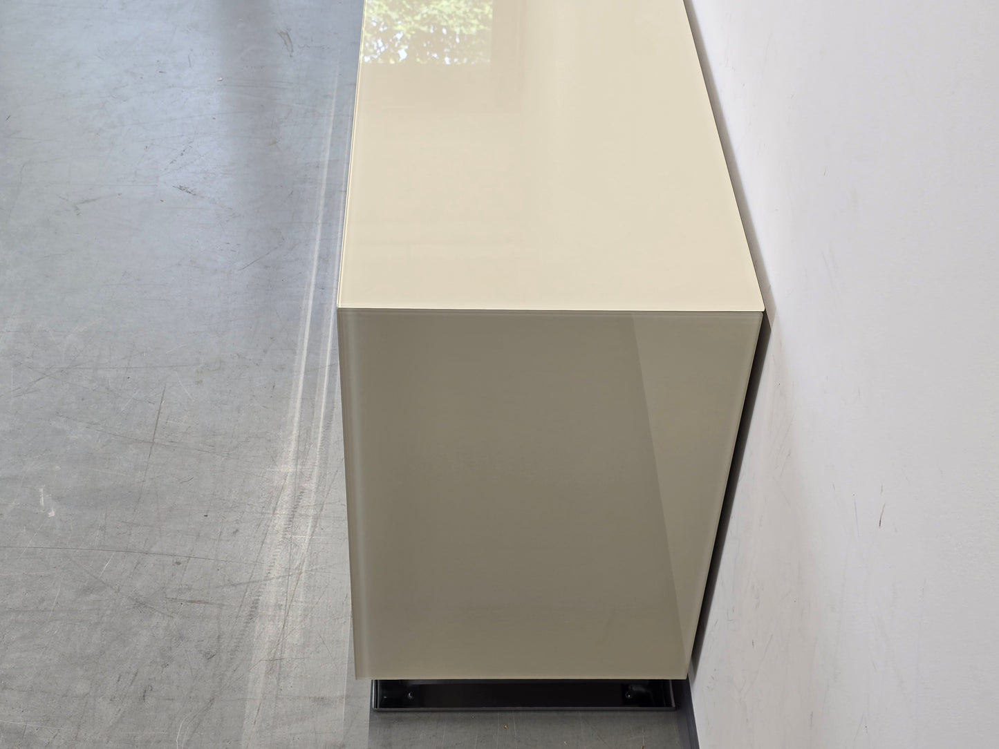 JOOP! SIDEBOARD Glas Beige Creme Kommode Anrichte Designer Tv Board Schrank