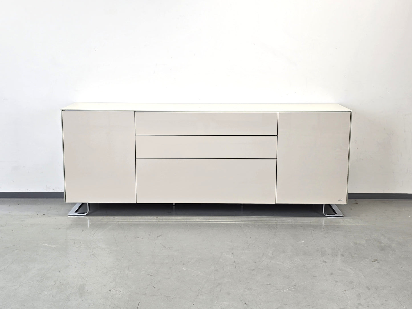 JOOP! SIDEBOARD Glas Beige Creme Kommode Anrichte Designer Tv Board Schrank