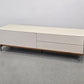 JOOP! LOWBOARD TV Board Schrank Sideboard Glas Weiß Nussbaum Kommode