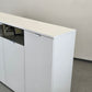 HIGHBOARD WEISS Sideboard Kommode Schrank Anrichte Spiegel modern