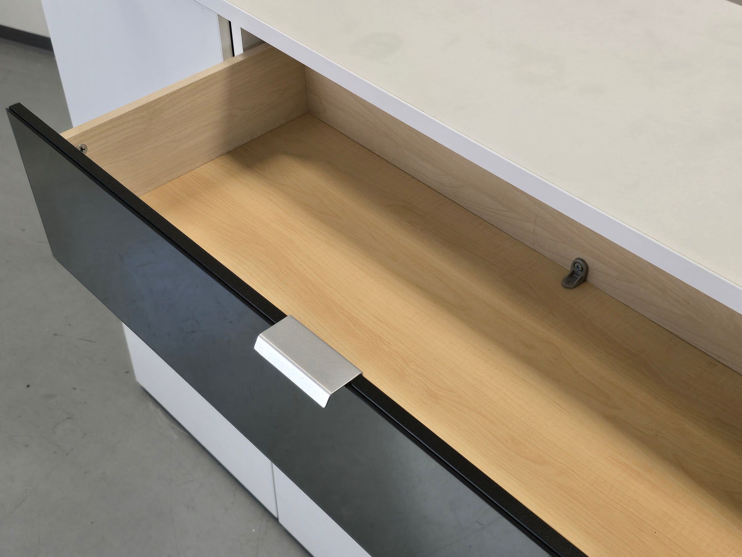 HIGHBOARD WEISS Sideboard Kommode Schrank Anrichte Spiegel modern