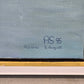 MONOGRAMMIST AS Ölgemälde Ascona Lago Maggiore Tessin Bild groß eingerahmt