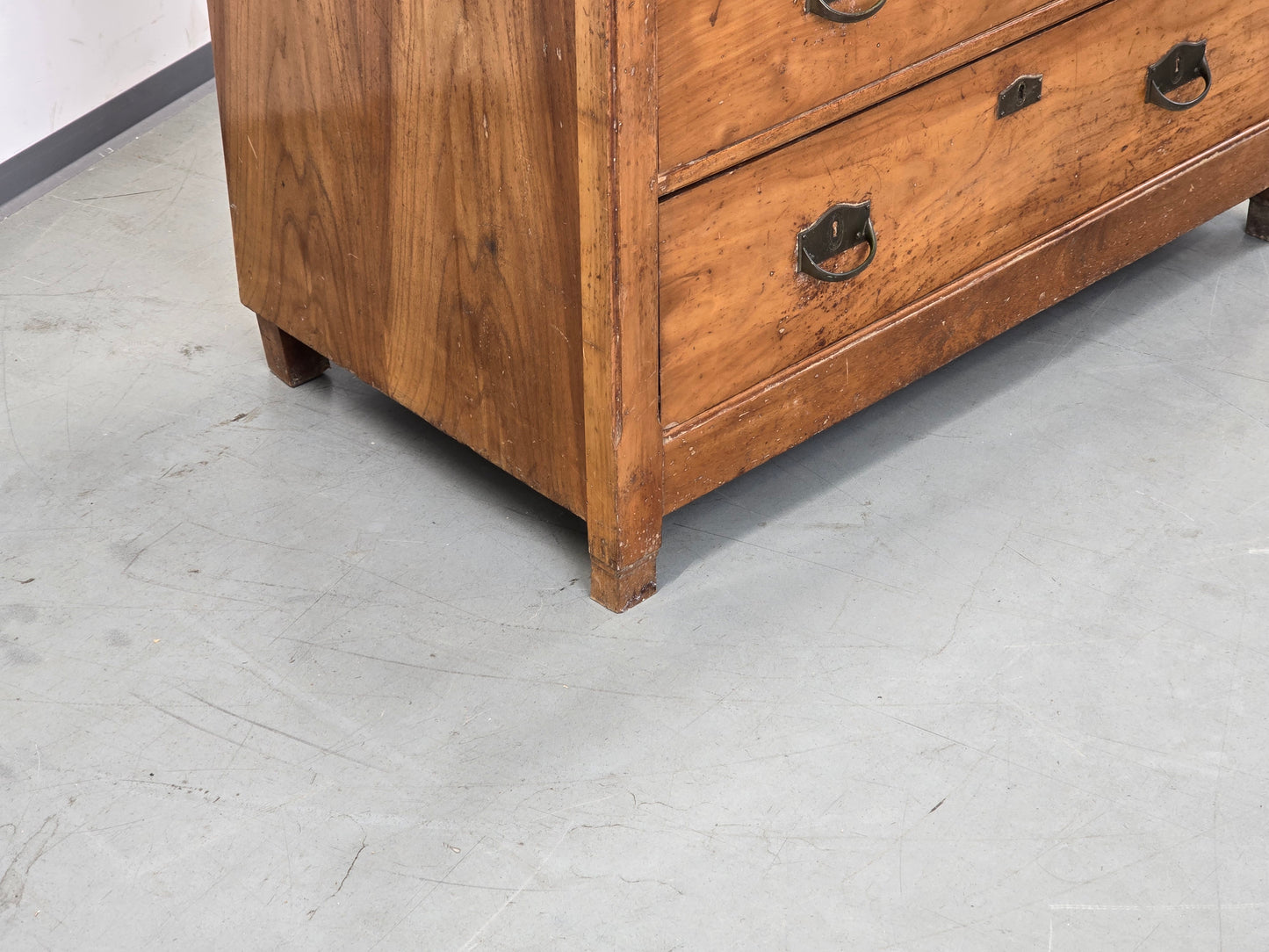 ANTIKE KOMMODE Biedermeier Holz Schubladen Schrank Vintage