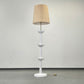 VINTAGE STEHLAMPE Keramik Lotus 60er 70er Italien Hollywood Regency Lampe
