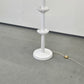 VINTAGE STEHLAMPE Keramik Lotus 60er 70er Italien Hollywood Regency Lampe
