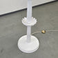 VINTAGE STEHLAMPE Keramik Lotus 60er 70er Italien Hollywood Regency Lampe