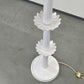 VINTAGE STEHLAMPE Keramik Lotus 60er 70er Italien Hollywood Regency Lampe