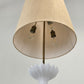 VINTAGE STEHLAMPE Keramik Lotus 60er 70er Italien Hollywood Regency Lampe
