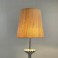 VINTAGE STEHLAMPE Keramik Lotus 60er 70er Italien Hollywood Regency Lampe