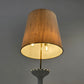 VINTAGE STEHLAMPE Keramik Lotus 60er 70er Italien Hollywood Regency Lampe