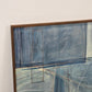 NORMUN NAUGHTAG Ölgemälde Abstrakt Vintage 1976 Mid Century Bild Groß