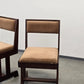 BRUTALIST STUHL Mid Century Vintage Esszimmerstuhl Holz Samt Retro