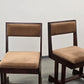 BRUTALIST STUHL Mid Century Vintage Esszimmerstuhl Holz Samt Retro