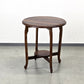 ANTIKER BEISTELLTISCH Jugendstil Blumentisch Holz Rund Vintage Couchtisch