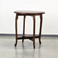 ANTIKER BEISTELLTISCH Jugendstil Blumentisch Holz Rund Vintage Couchtisch