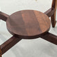 ANTIKER BEISTELLTISCH Jugendstil Blumentisch Holz Rund Vintage Couchtisch