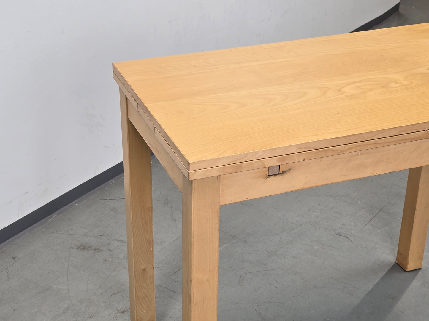 ESSTISCH AUSZIEHBAR Tisch Schreibtisch Vintage Ahorn Küchentisch Holz Design