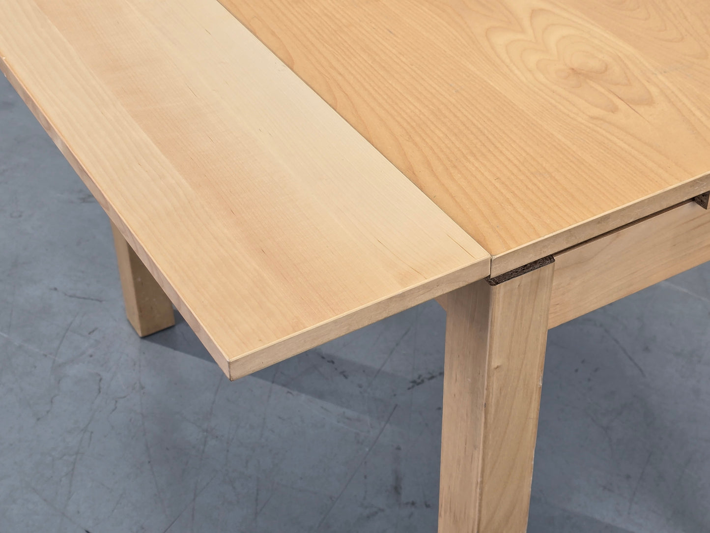 ESSTISCH AUSZIEHBAR Tisch Schreibtisch Vintage Ahorn Küchentisch Holz Design