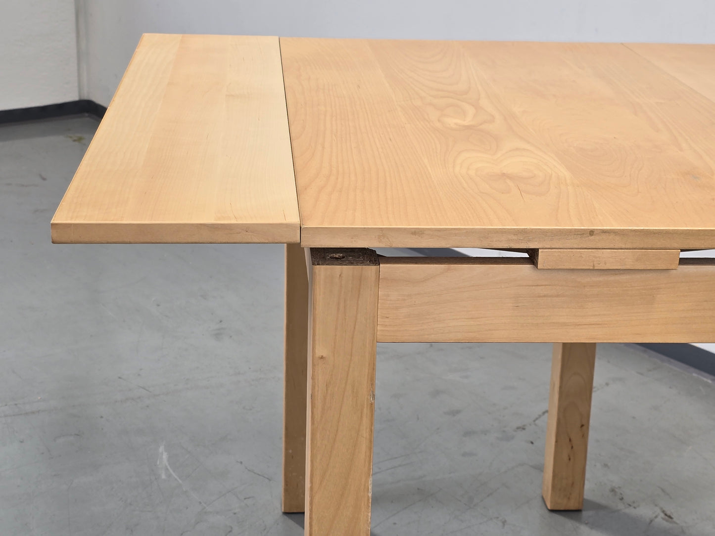 ESSTISCH AUSZIEHBAR Tisch Schreibtisch Vintage Ahorn Küchentisch Holz Design