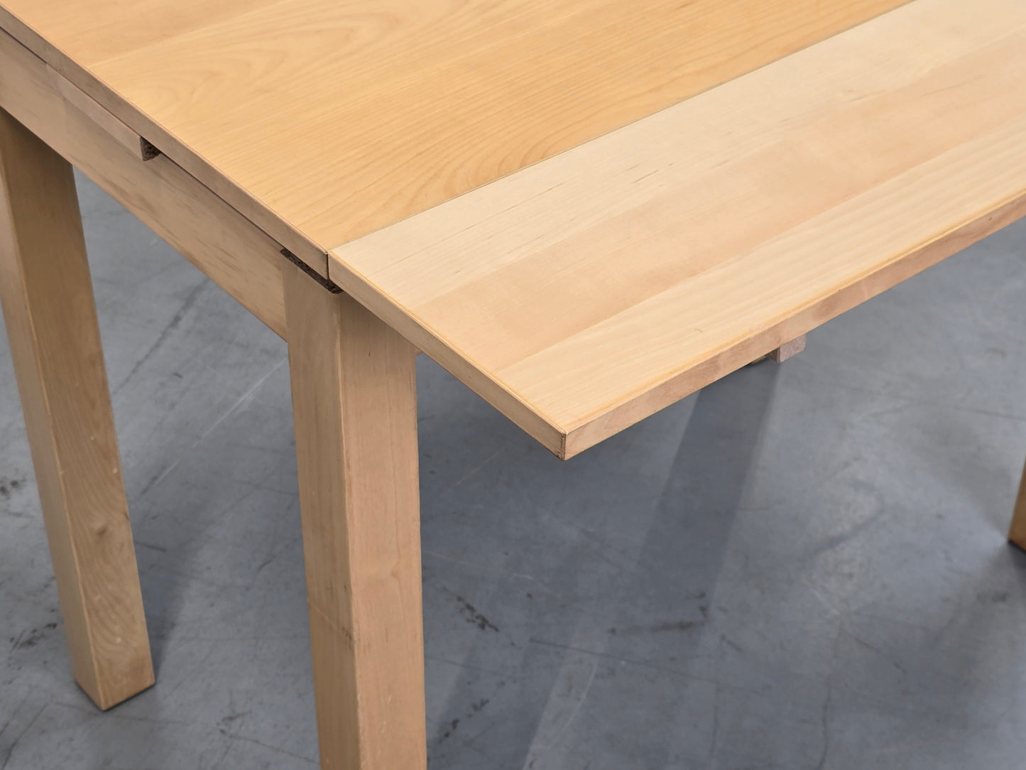 ESSTISCH AUSZIEHBAR Tisch Schreibtisch Vintage Ahorn Küchentisch Holz Design