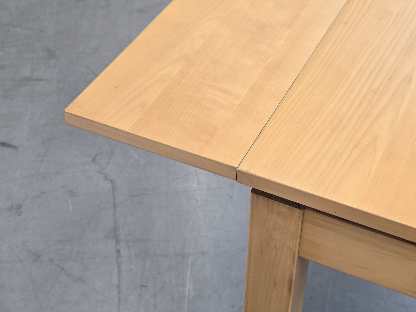 ESSTISCH AUSZIEHBAR Tisch Schreibtisch Vintage Ahorn Küchentisch Holz Design
