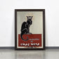 CHAT NOIR Wandspiegel Vintage Spiegel Steinlen Jugendstil Deko