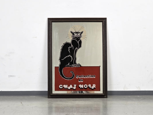 CHAT NOIR Wandspiegel Vintage Spiegel Steinlen Jugendstil Deko
