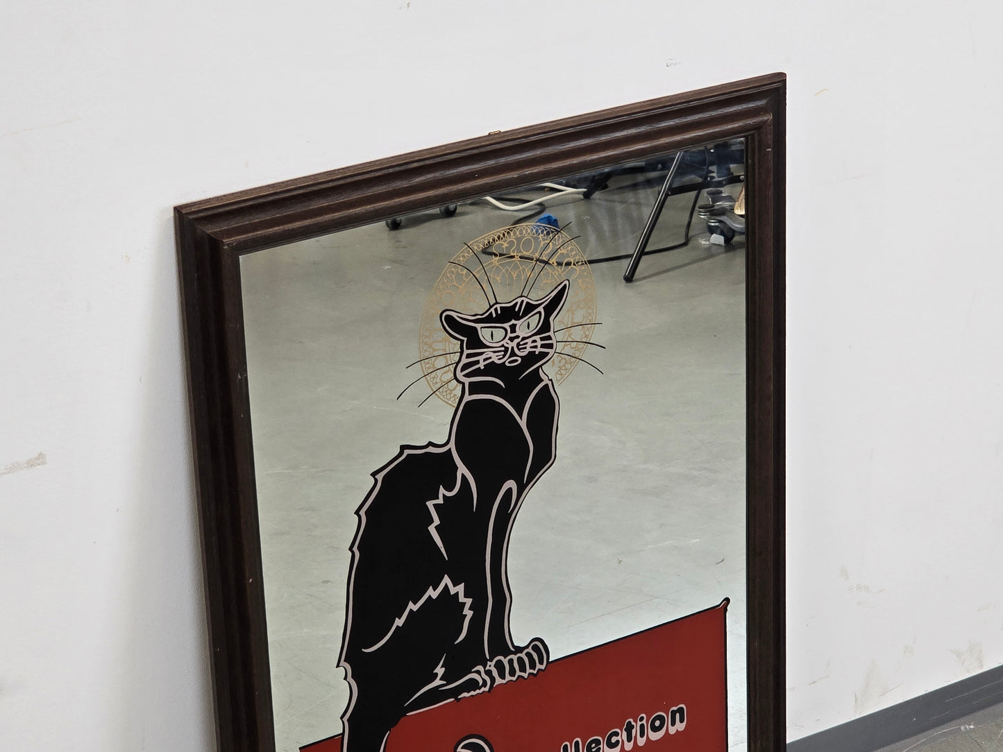 CHAT NOIR Wandspiegel Vintage Spiegel Steinlen Jugendstil Deko