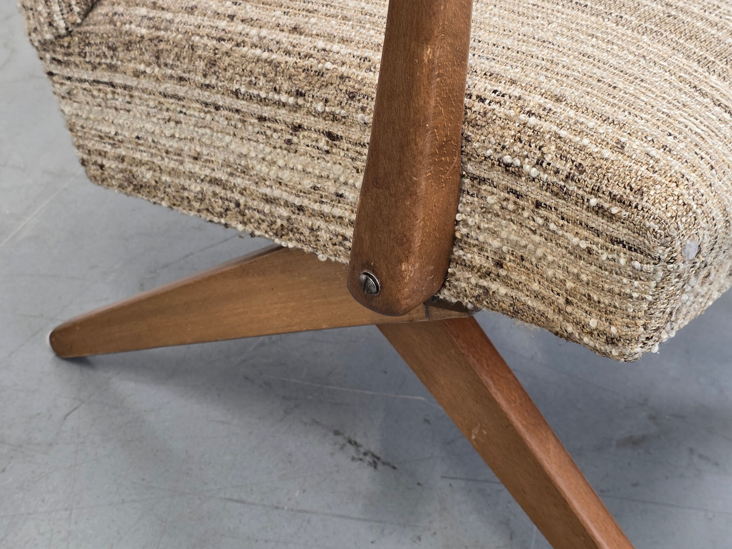 WILHELM KNOLL Sessel Höhenverstellbar Vintage Cocktailsessel Mid Century