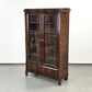 ANTIKE VITRINE Biedermeier Bücherschrank Mahagoni Schrank