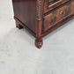 ANTIKE VITRINE Biedermeier Bücherschrank Mahagoni Schrank