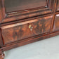 ANTIKE VITRINE Biedermeier Bücherschrank Mahagoni Schrank