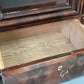 ANTIKE VITRINE Biedermeier Bücherschrank Mahagoni Schrank