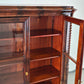 ANTIKE VITRINE Biedermeier Bücherschrank Mahagoni Schrank
