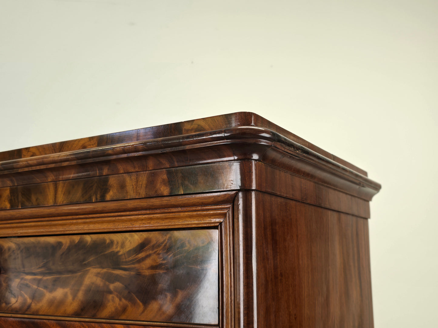 BIEDERMEIER SEKRETÄR Mahagoni Schreibschrank Antik Schrank Vintage Kommode