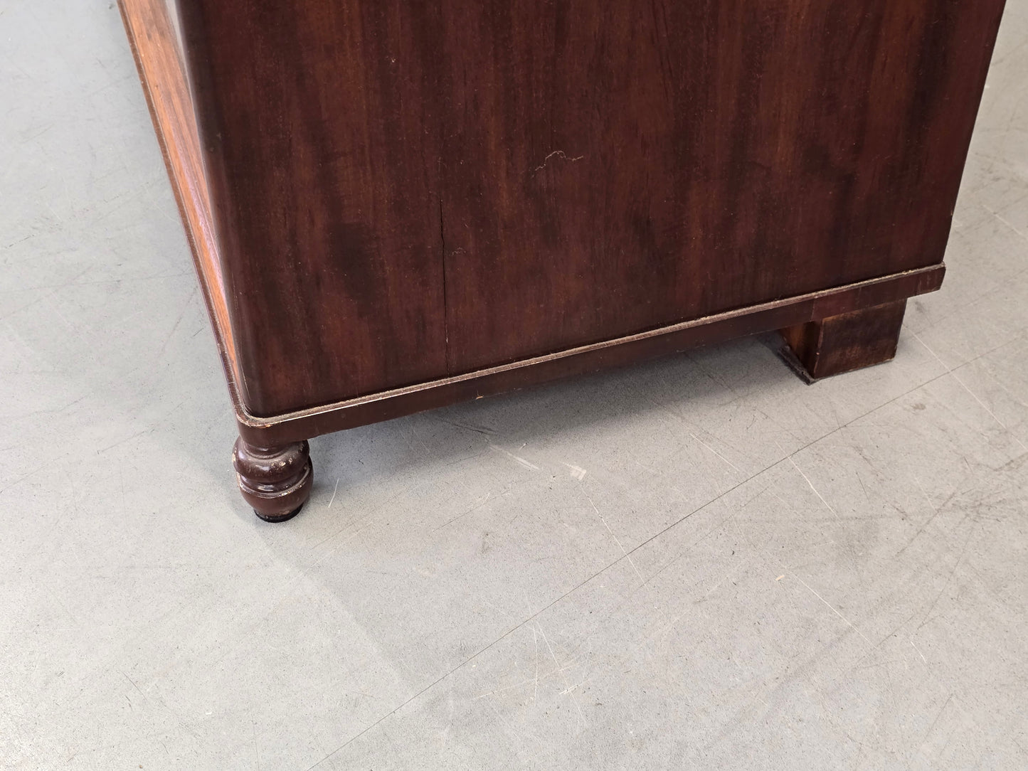 BIEDERMEIER SEKRETÄR Mahagoni Schreibschrank Antik Schrank Vintage Kommode