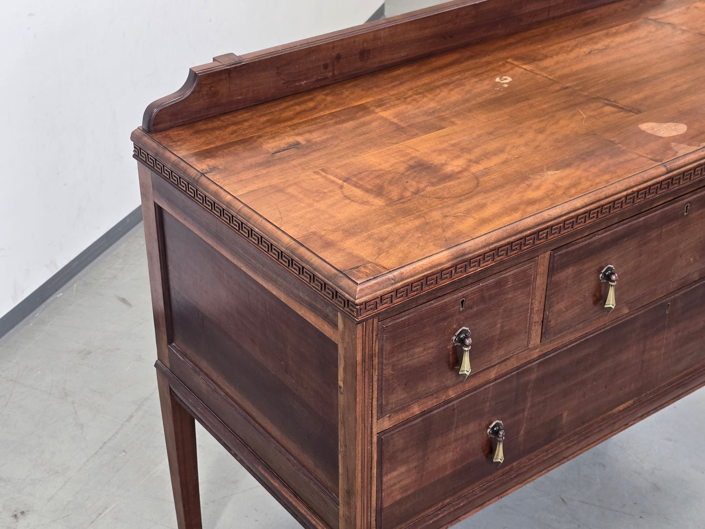 ANTIKE KOMMODE Sideboard Mahagoni Anrichte Buffet Tisch Vintage