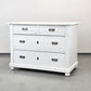 BIEDERMEIER KOMMODE Weiss Shabby Chic Landhaus Vintage Holz Alt