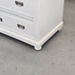 BIEDERMEIER KOMMODE Weiss Shabby Chic Landhaus Vintage Holz Alt