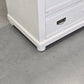BIEDERMEIER KOMMODE Weiss Shabby Chic Landhaus Vintage Holz Alt