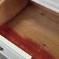 BIEDERMEIER KOMMODE Weiss Shabby Chic Landhaus Vintage Holz Alt