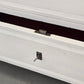 BIEDERMEIER KOMMODE Weiss Shabby Chic Landhaus Vintage Holz Alt